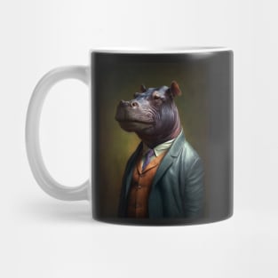 Royal Portrait of a Hippopotamus Mug